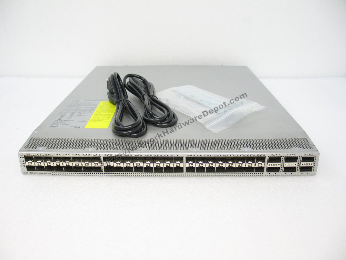 Cisco N9K-C93180YC-EX 48-Port 10/25G SFP+, 6x 100G QSFP - 1 Year